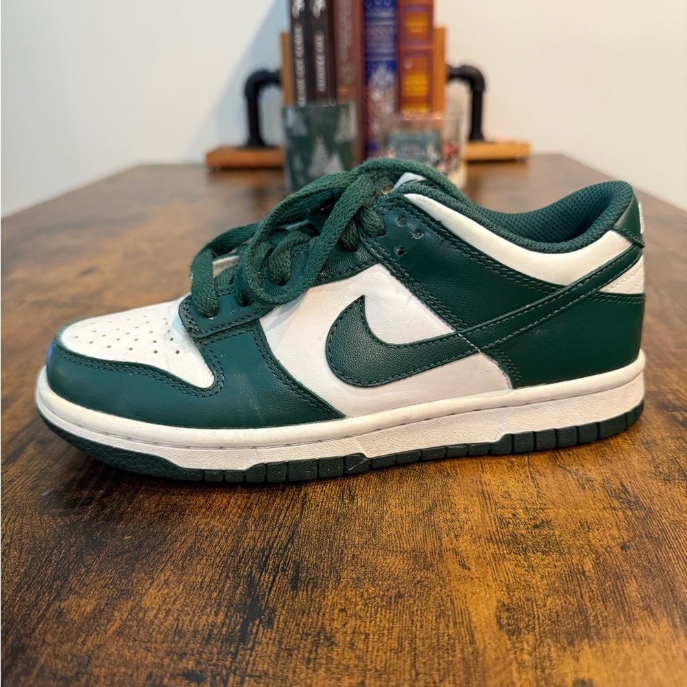 Nike Dunk Lows Michigan State in Green